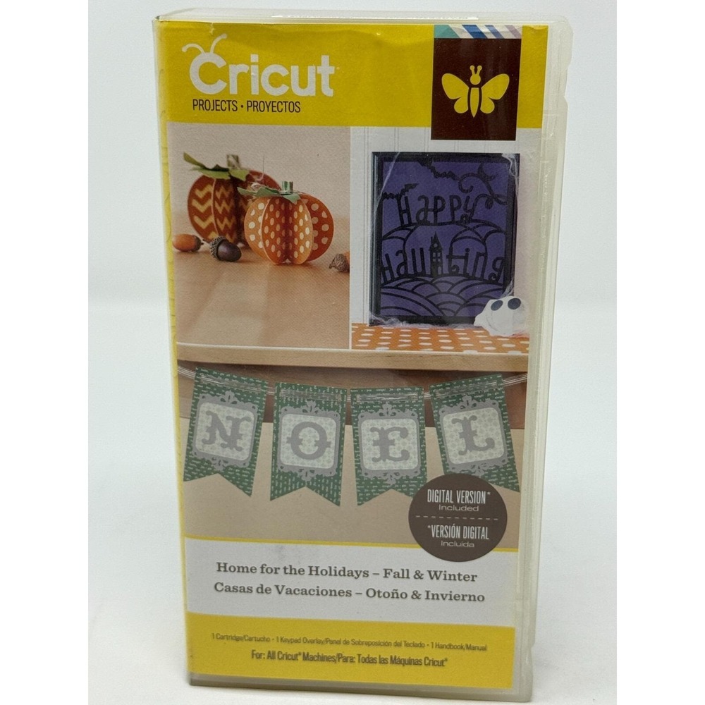 Cricut Shapes Cartridge ~ HOME FOR THE HOLIDAYS ~ 2002132 ~ Used
